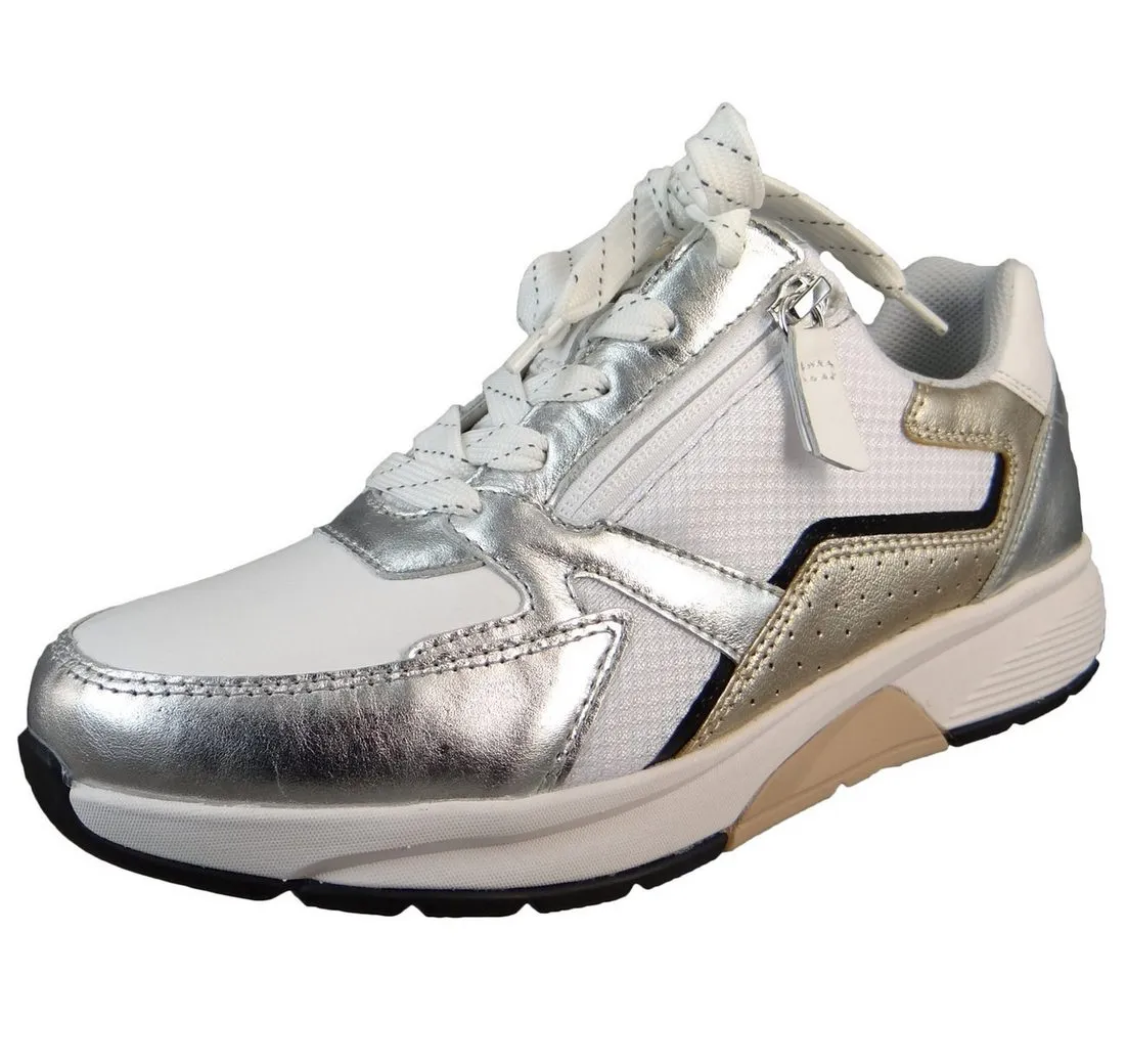 GABOR 46.878 51 Weiß-Silber Sneaker