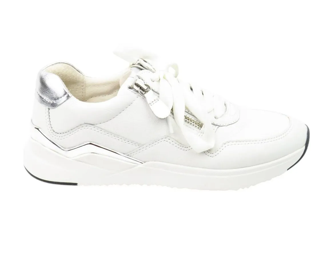 GABOR Cervo weiss/silber Sneaker