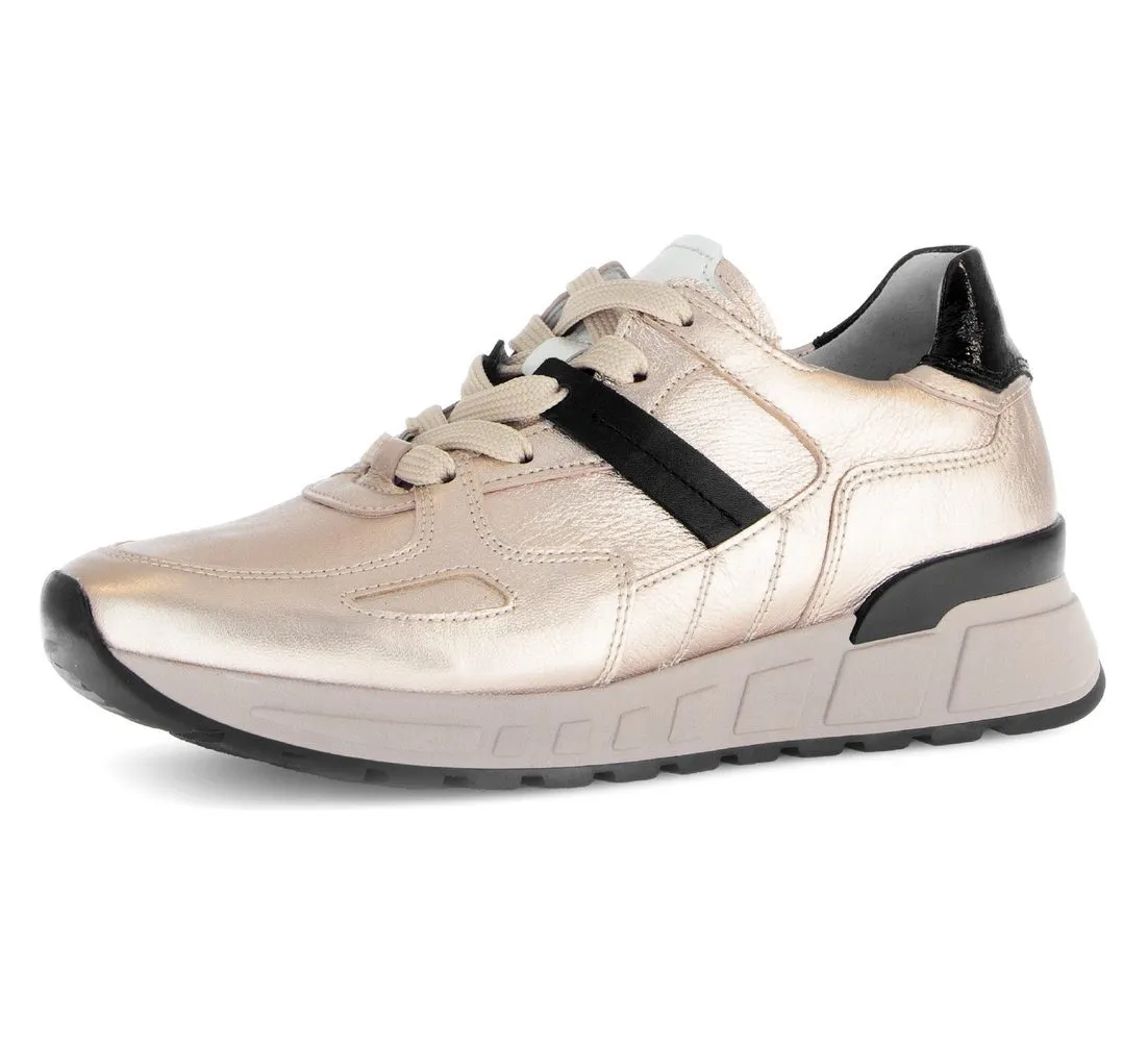 GABOR DAVOS Keilsneaker, Freizeitschuh, Halbschuh, Schnürschuh in Komfortweite H (sehr weit)