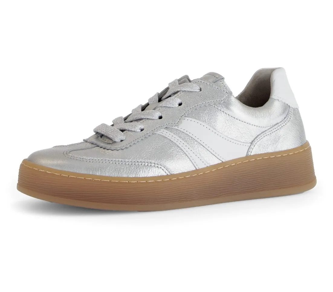 GABOR FLORENZ Plateausneaker, Freizeitschuh, Halbschuh, Schnürer in bequemer Schuhweite G (weit)