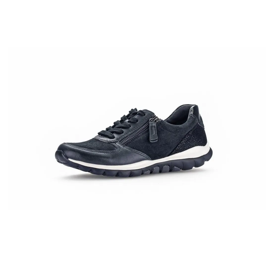 GABOR Freizeit Schnürer für Damen in blau Sneaker (keine Angabe, 1-tlg., keine Angabe)