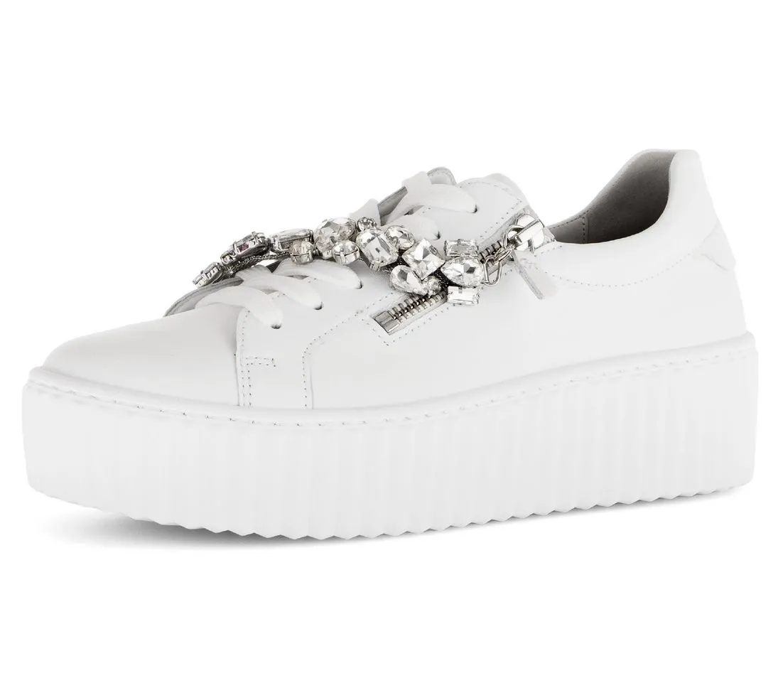 GABOR Plateausneaker, Freizeitschuh, Halbschuh, Schnürschu mit Best Fitting-Ausstattung