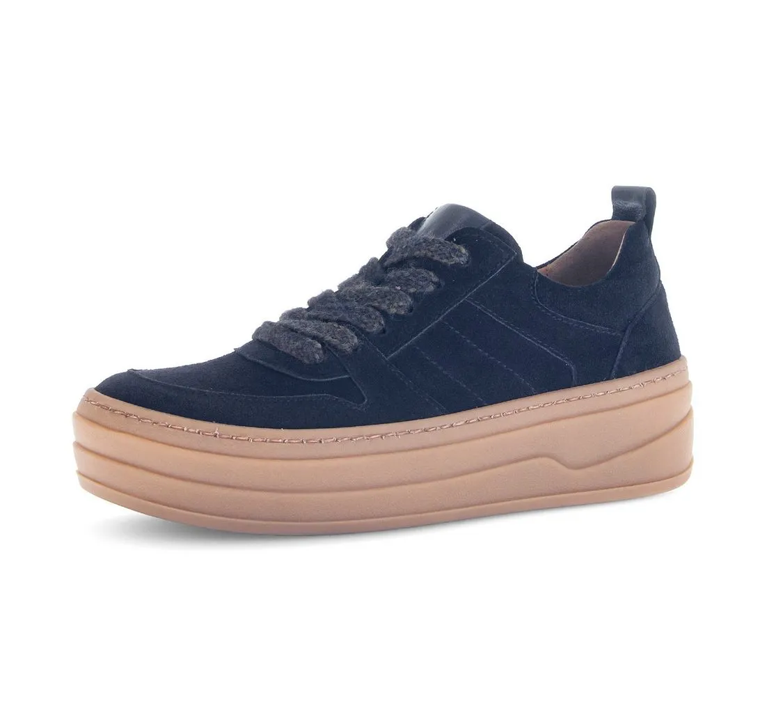 GABOR Plateausneaker, Freizeitschuh, Halbschuh, Schnürschuh mit Best Fitting-Ausstattung