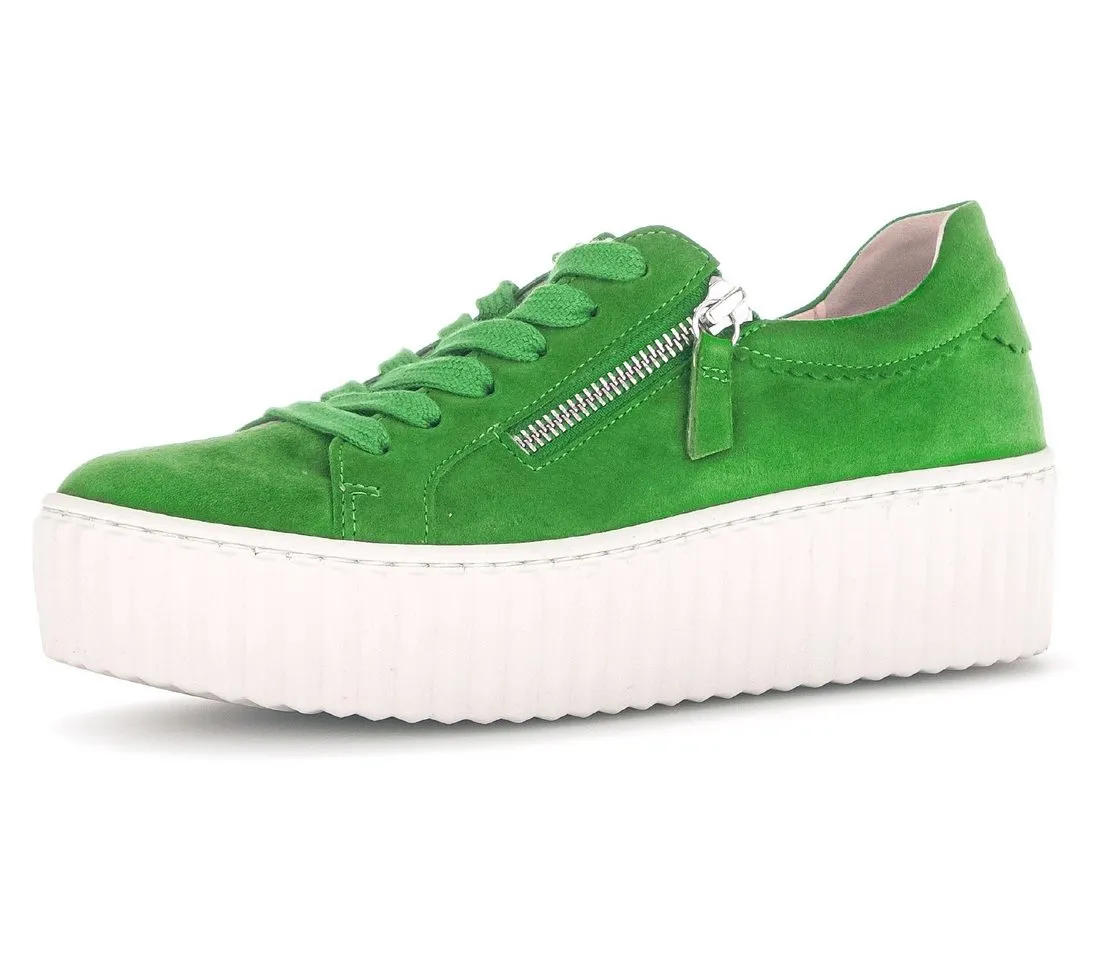 GABOR Plateausneaker mit Best Fitting Ausstattung, Freizeitschuh, Halbschuh, Schnürschuh