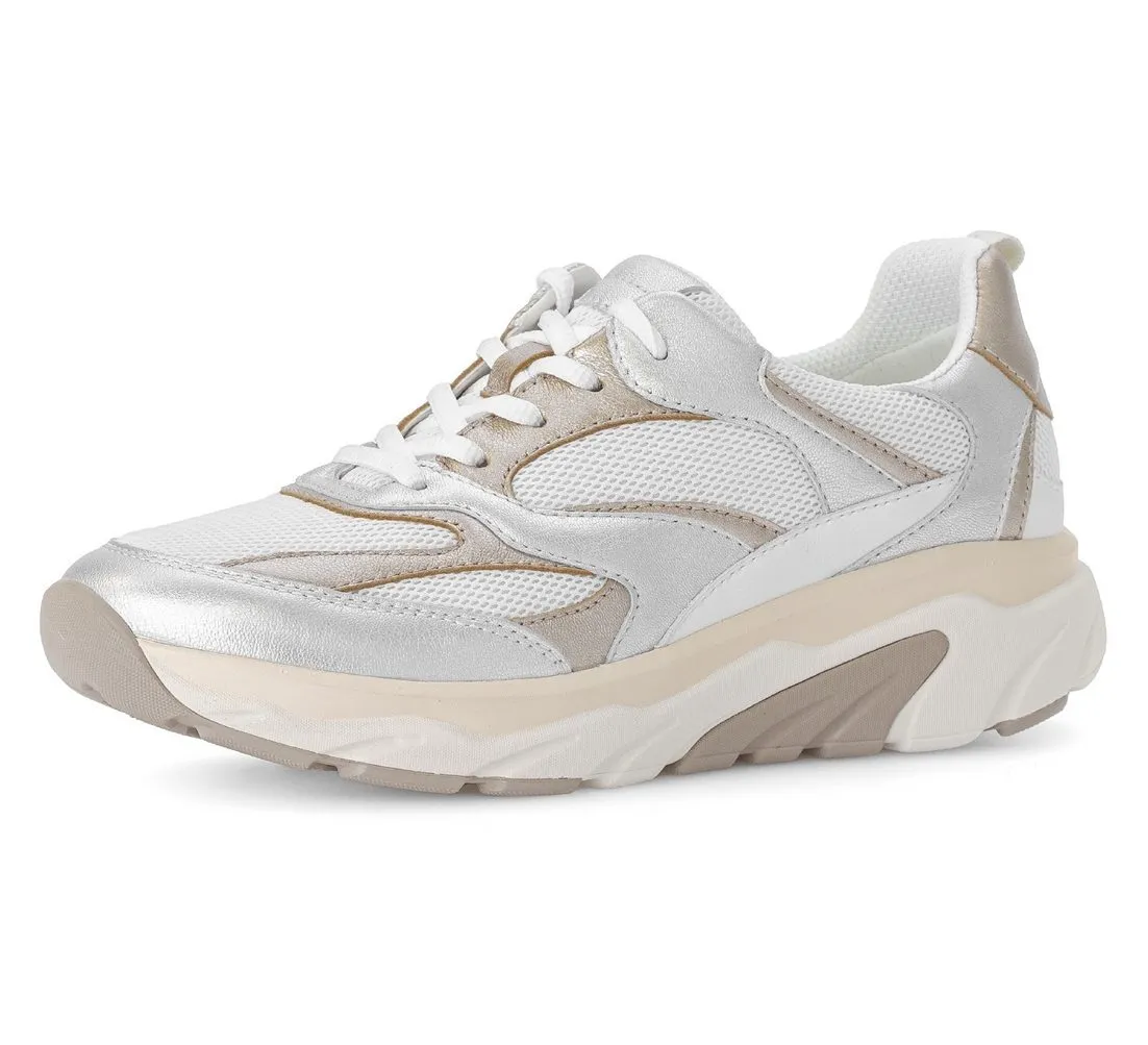 GABOR ROLLINGSOFT Keilsneaker, Freizeitschuh, Halbschuh, Schnürschuh mit rollingsoft-Laufsohle