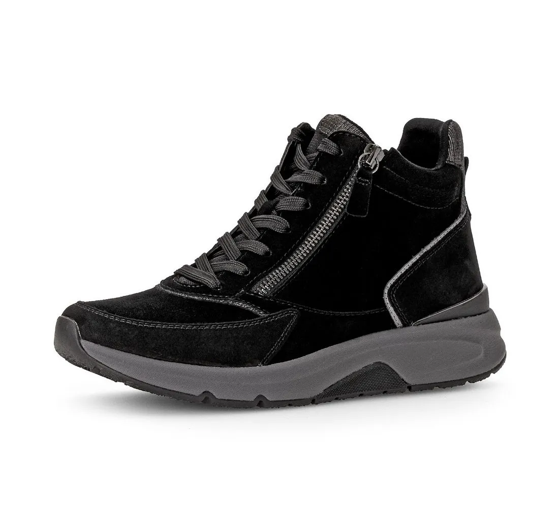 GABOR ROLLINGSOFT Sneaker, Sneakerboots, Schnürboots mit Wechselfußbett