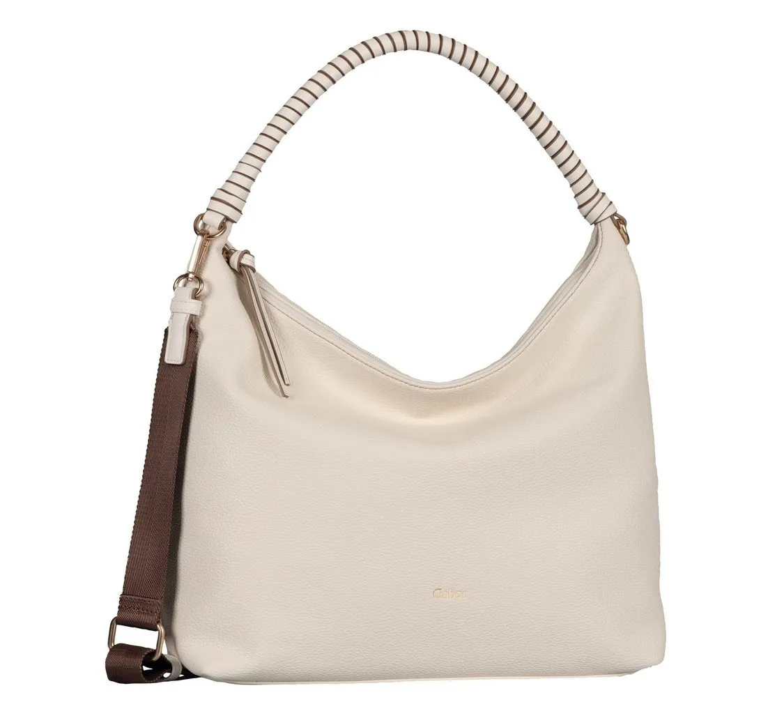 Gabor Schultertasche GABOR-ANDIE HOBO BAG Schultertasche 1386- 36x11x34 12- White