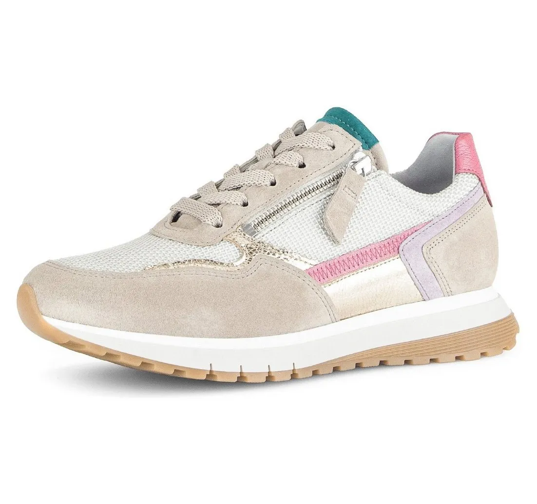 GABOR TURIN Sneaker in Komfortweite H = sehr weit, Freizeitschuh, Halbschuh, Schnürschuh