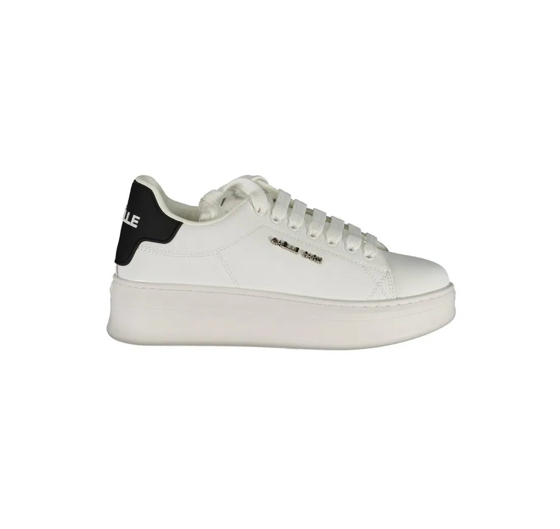 GAELLE PARIS Sneaker Eleganter Weißer Damensneaker mit Applikationen