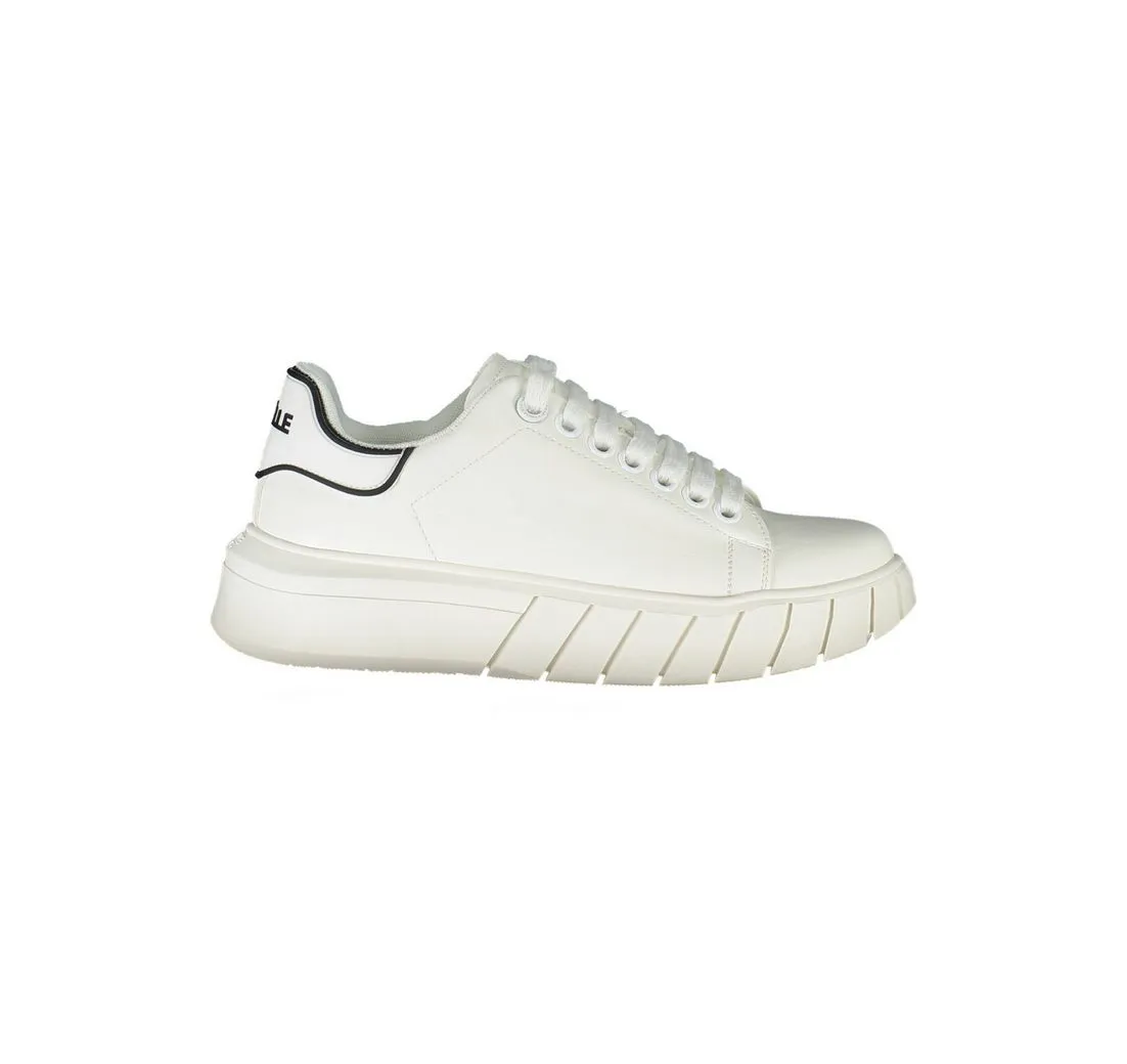 GAELLE PARIS Sneaker Weißer Damensportschuh mit Kontrastdetails und