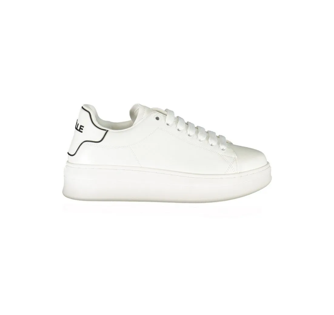 GAELLE PARIS Sneaker Weißer Damensportschuh mit Kontrastdetails und