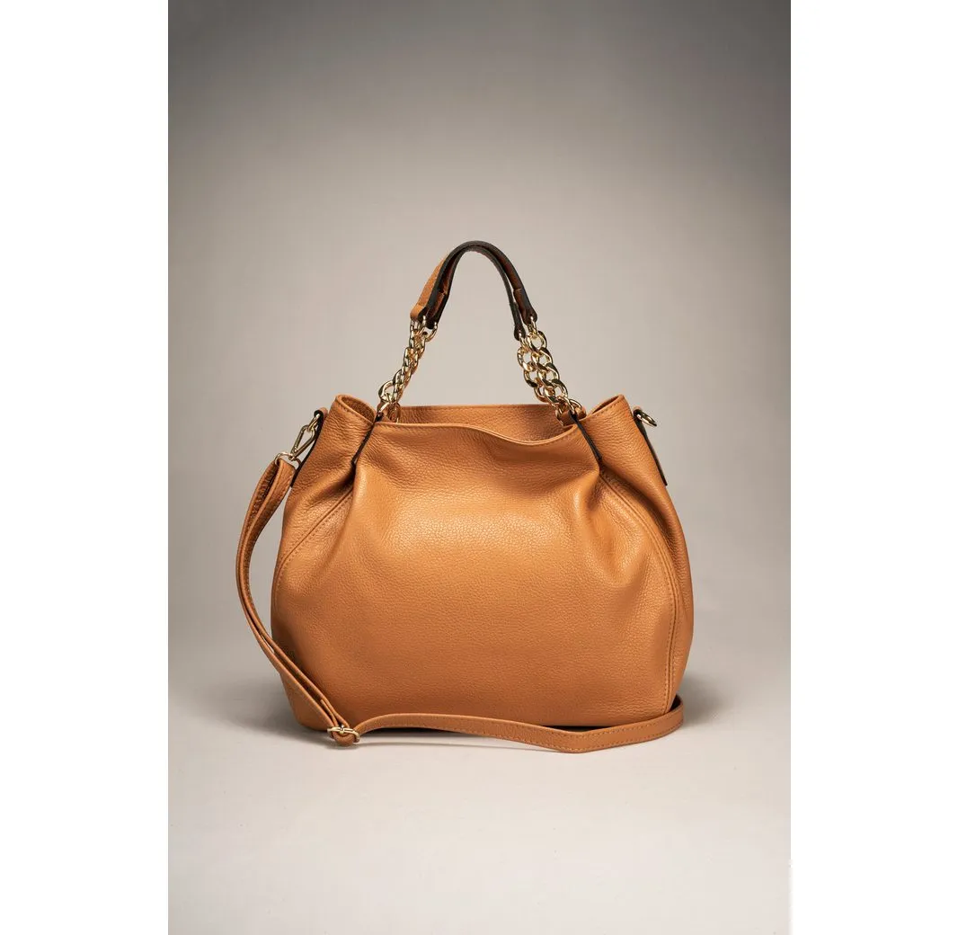 GALINI Handtasche Lucia Damentasche Echtleder, Henkeltasche, Umhängetasche, Echt Leder, Made in Italy, geräumig, weiches Leder, modisch