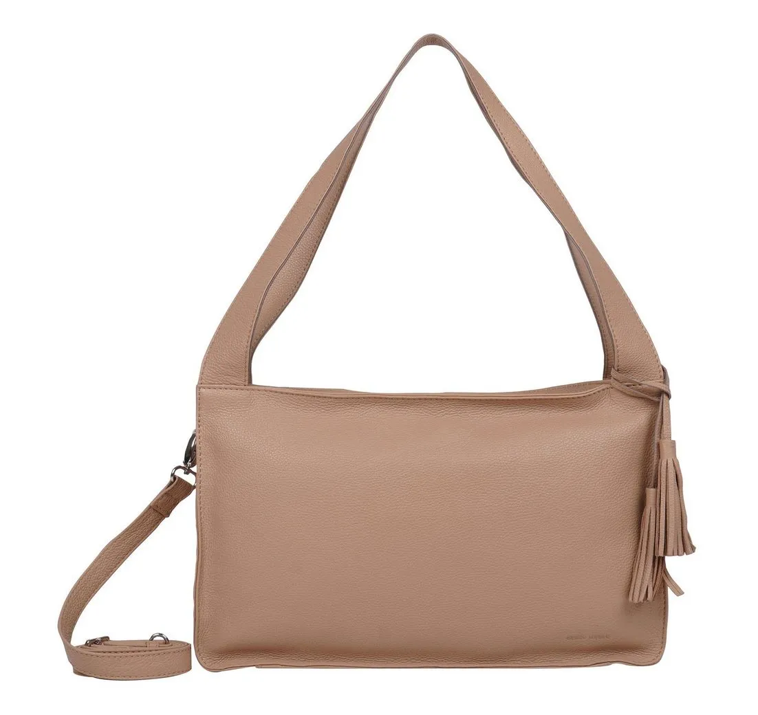 GERRY WEBER Schultertasche Cadiz, aus echtem Rindsleder