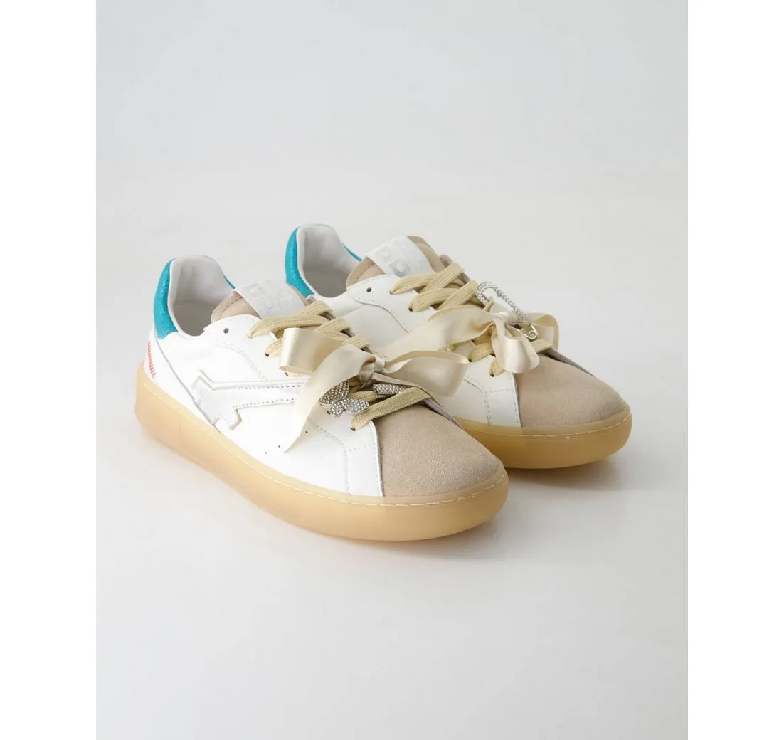 GIO+ Blue Sneaker Obermaterial: Leder und Sonstiges Material