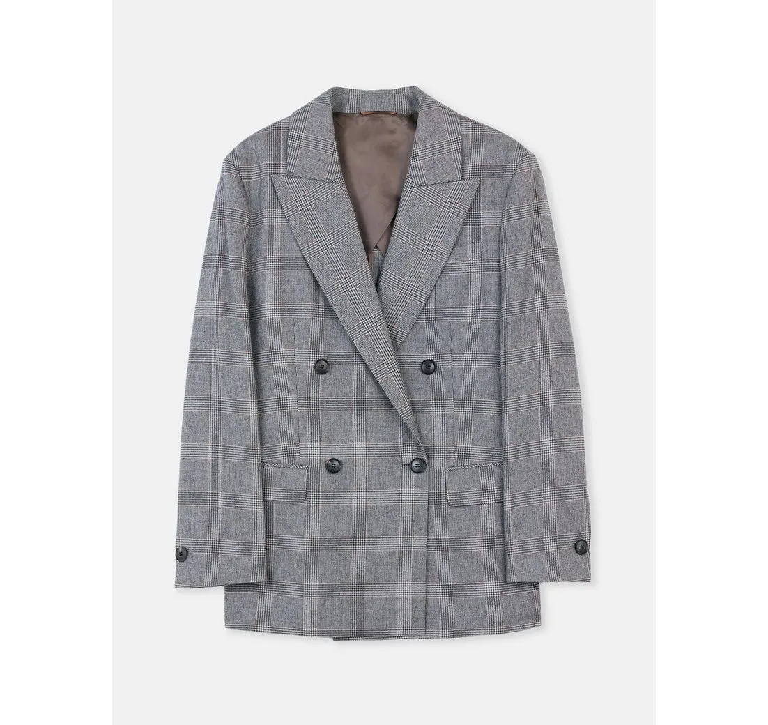GOBI CASHMERE Blusenblazer Zweireihiger Kaschmirblazer