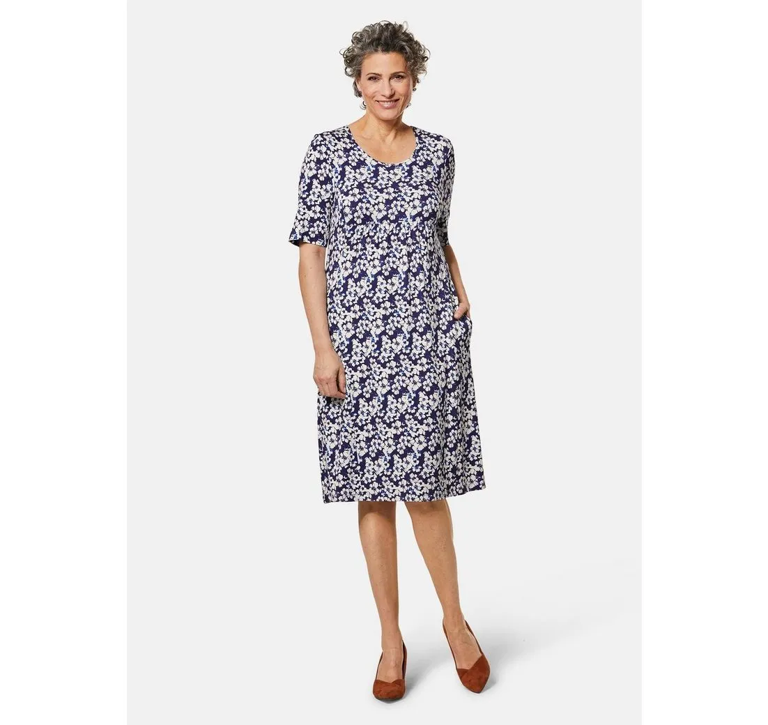 GOLDNER Druckkleid Elastisches Jerseykleid mit modischem Druck