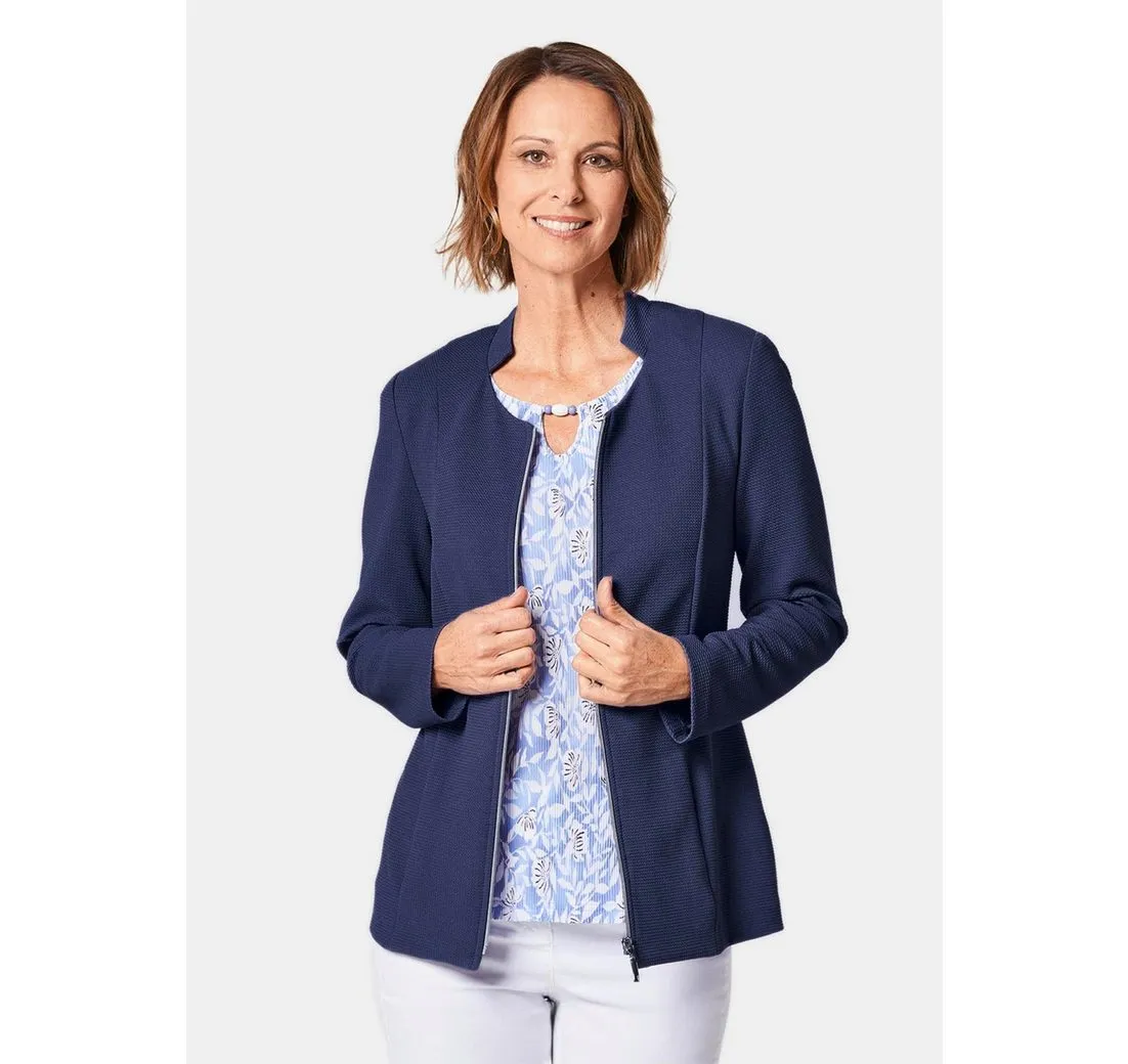 GOLDNER Jerseyblazer Blazer in leicht elastischer Qualität