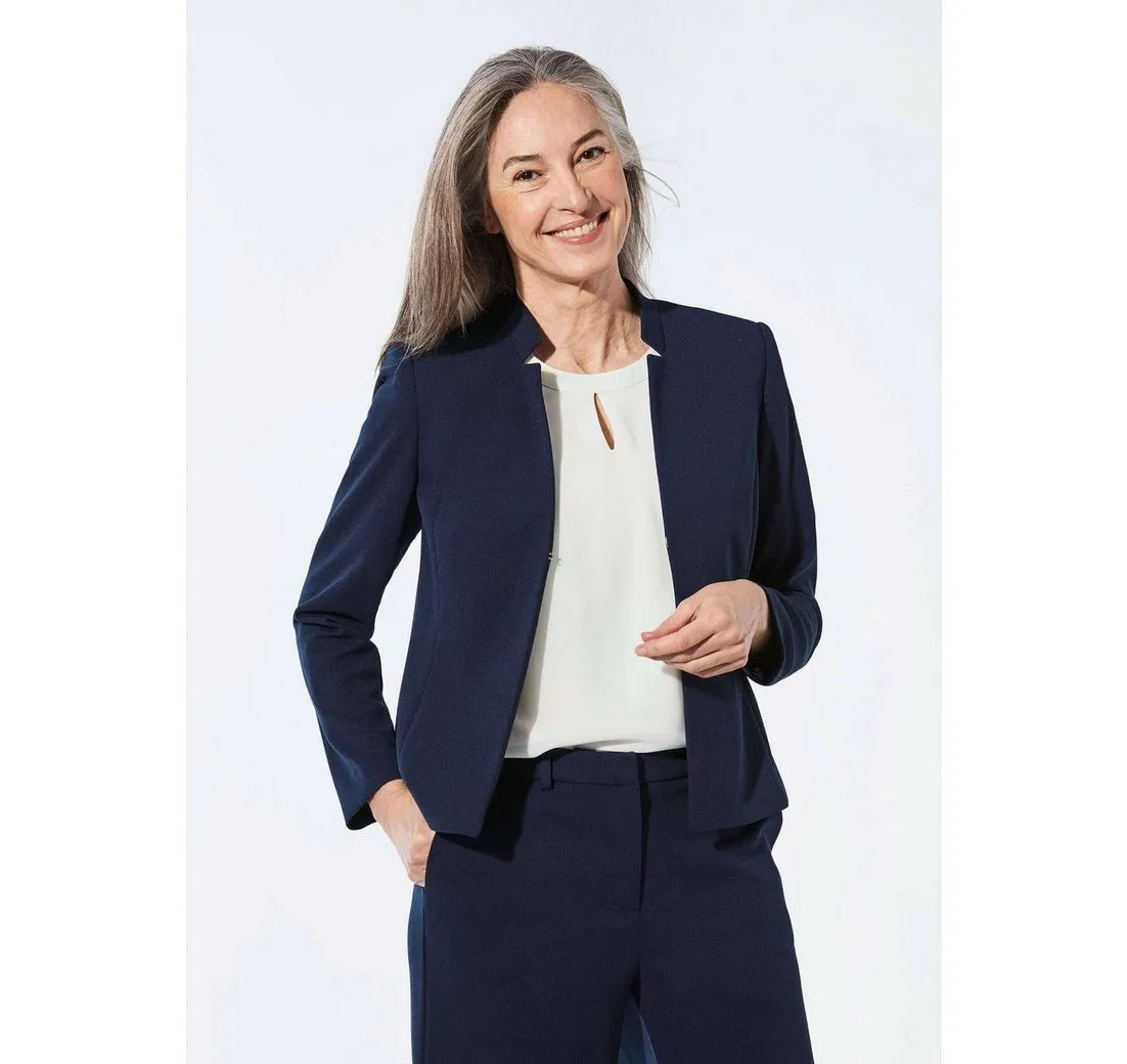 GOLDNER Jerseyblazer Blazer mit Stehkragen