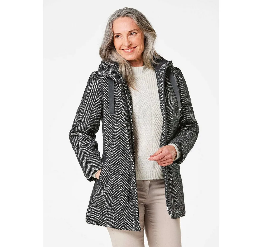 GOLDNER Jerseyblazer Kurzmantel
