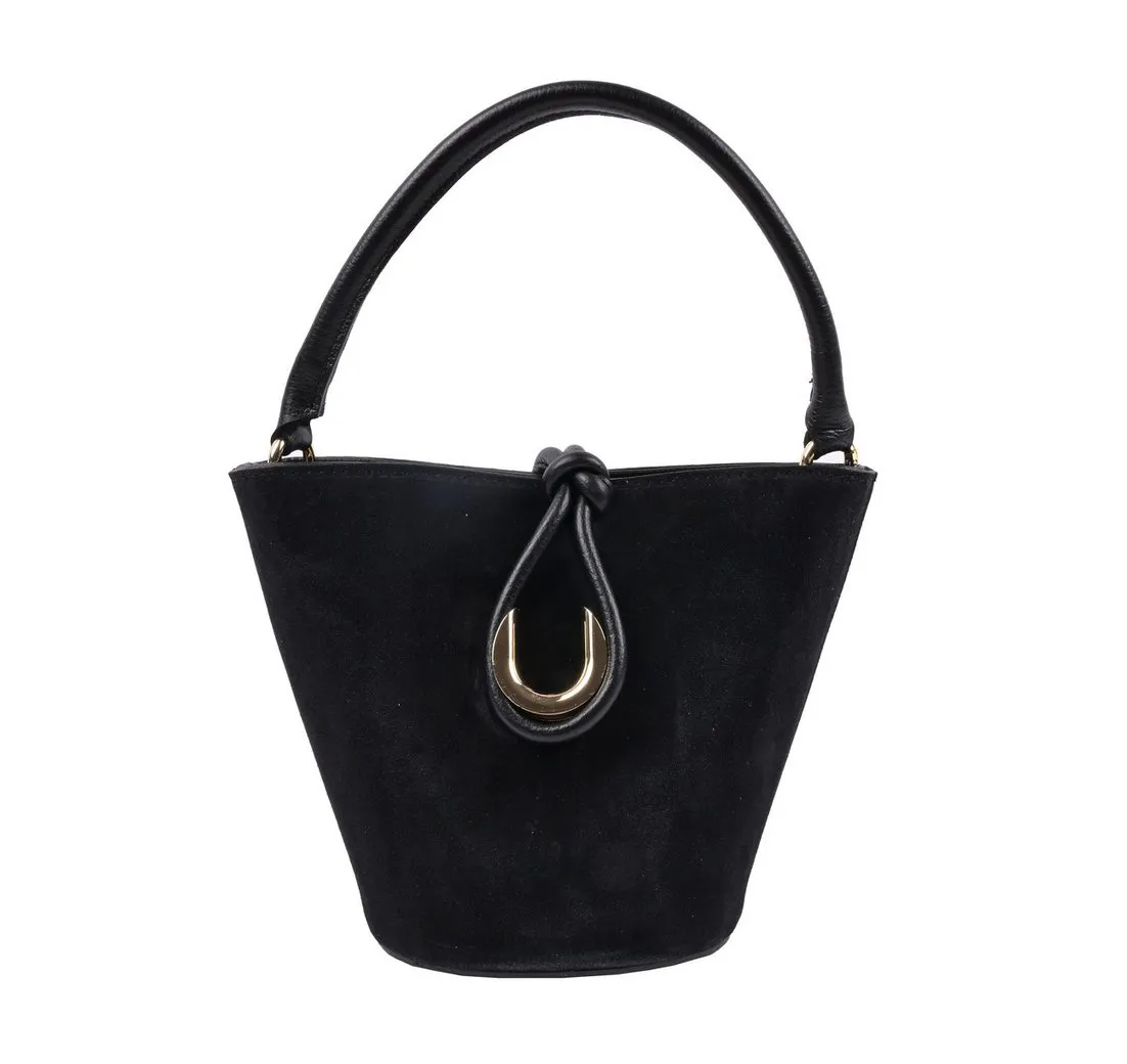 Goodman Design Handtasche Trachtentasche „Melissa“ – Wildleder Made in Italy, Hochwertige Verarbeitung