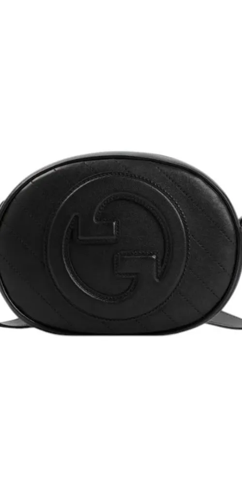 GUCCI Handtasche Gucci Blondie Mini Schultertasche Schwarz