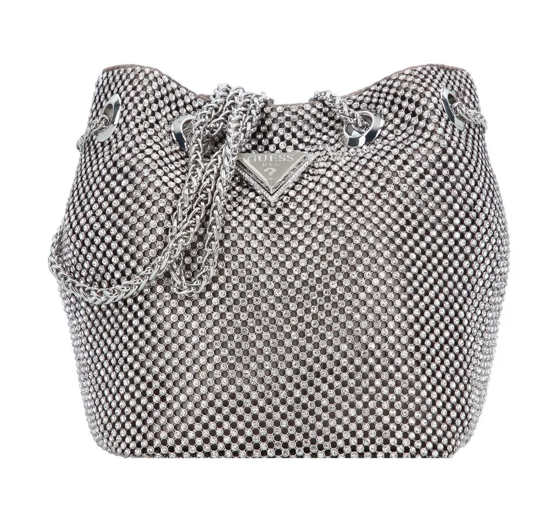 Guess Beuteltasche Twiller, Aluminium