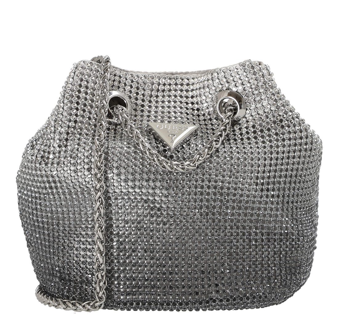 Guess Beuteltasche Zalina - Beuteltasche 15 cm (silver)