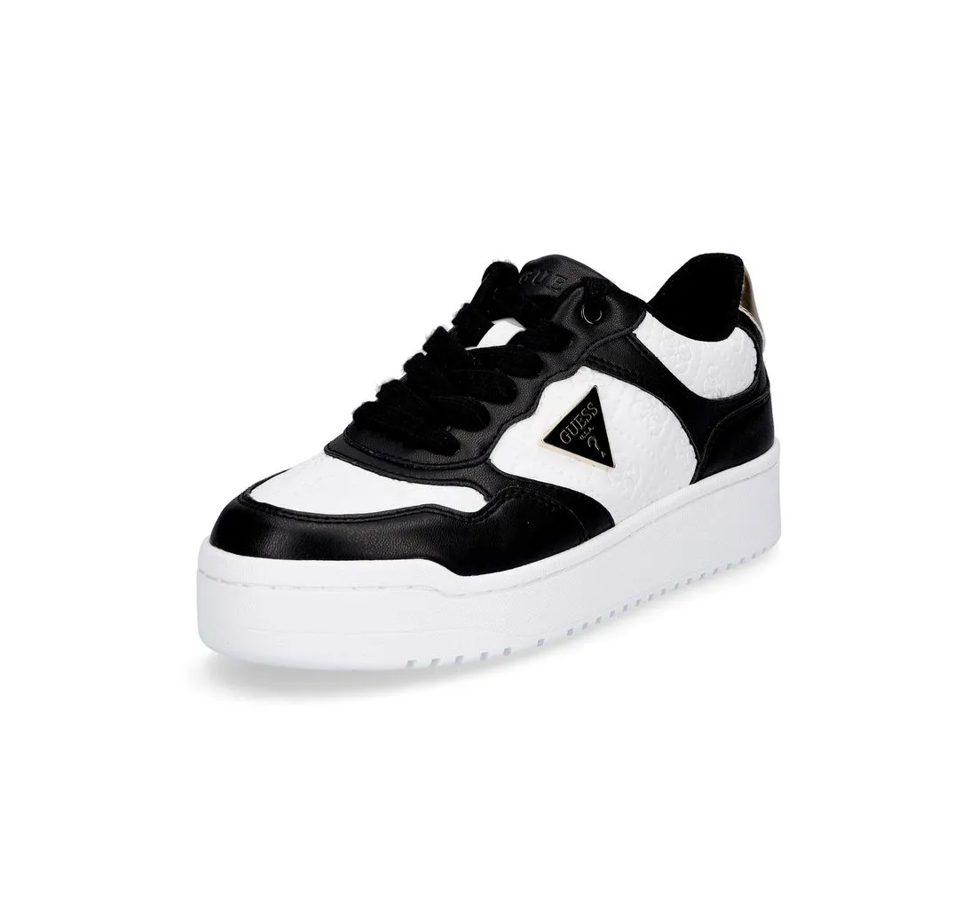 GUESS Guess Damen Sneaker Miram6 weiß schwarz Sneaker