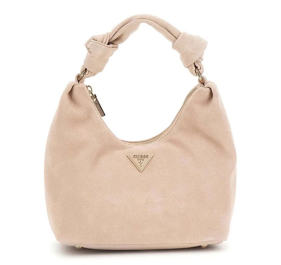 Guess Schultertasche Hobo Bag, aus echtem Leder