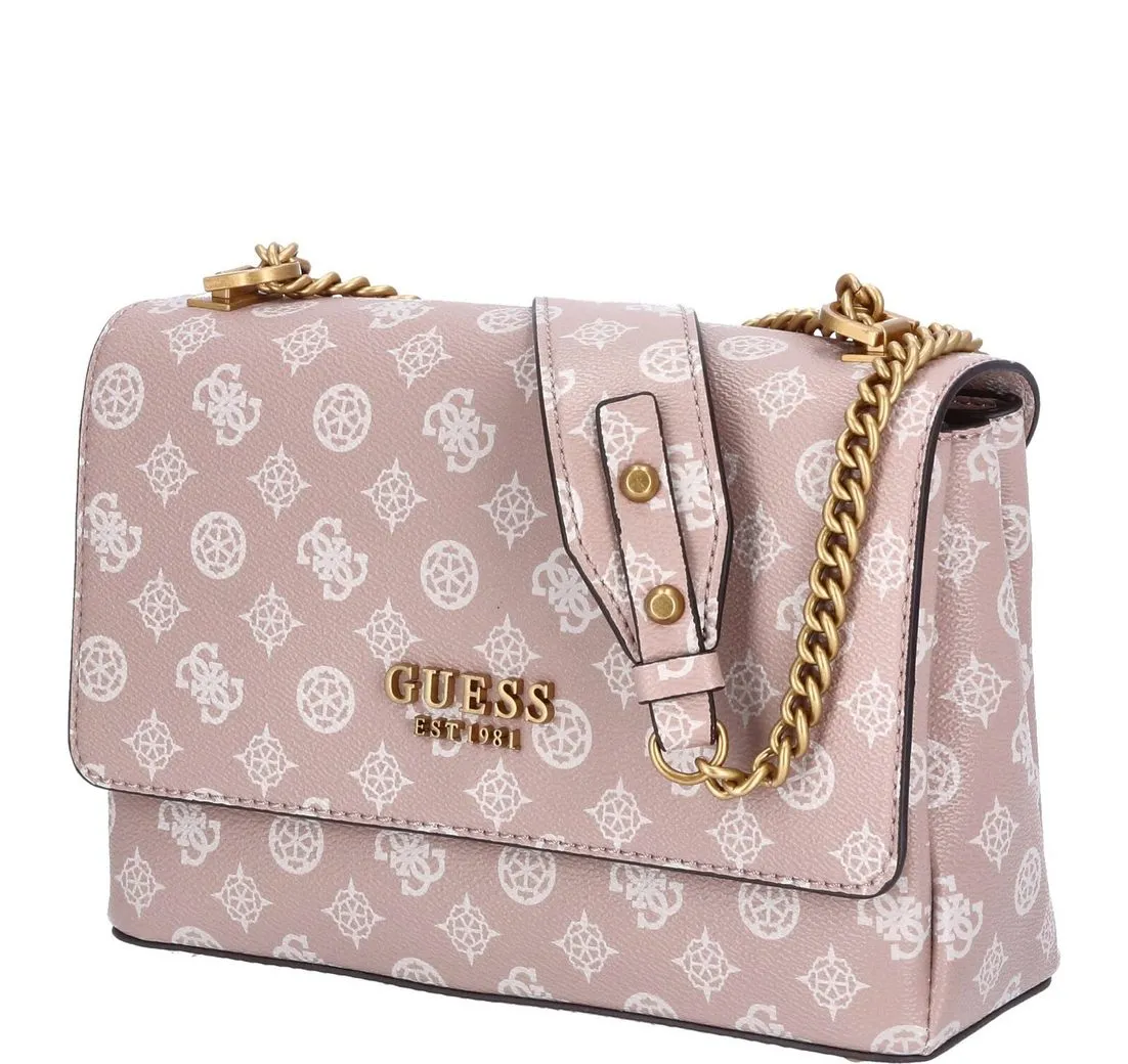 Guess Umhängetasche GUESS Damen Umhängetasche Fynna Light Rose Logo (1-tlg)