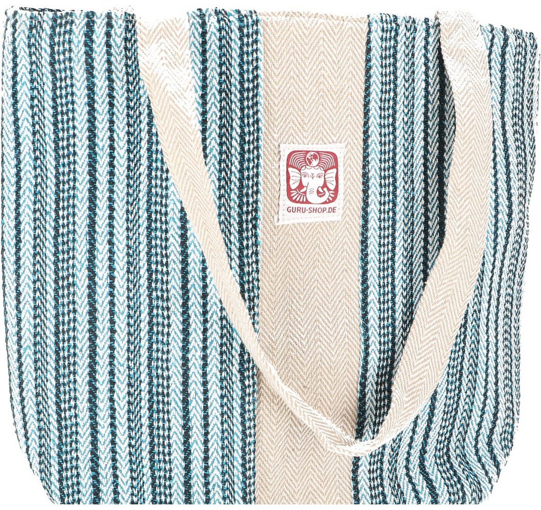 Guru-Shop Schultertasche Natürliche Schultertasche, Shopper aus Nepal -..