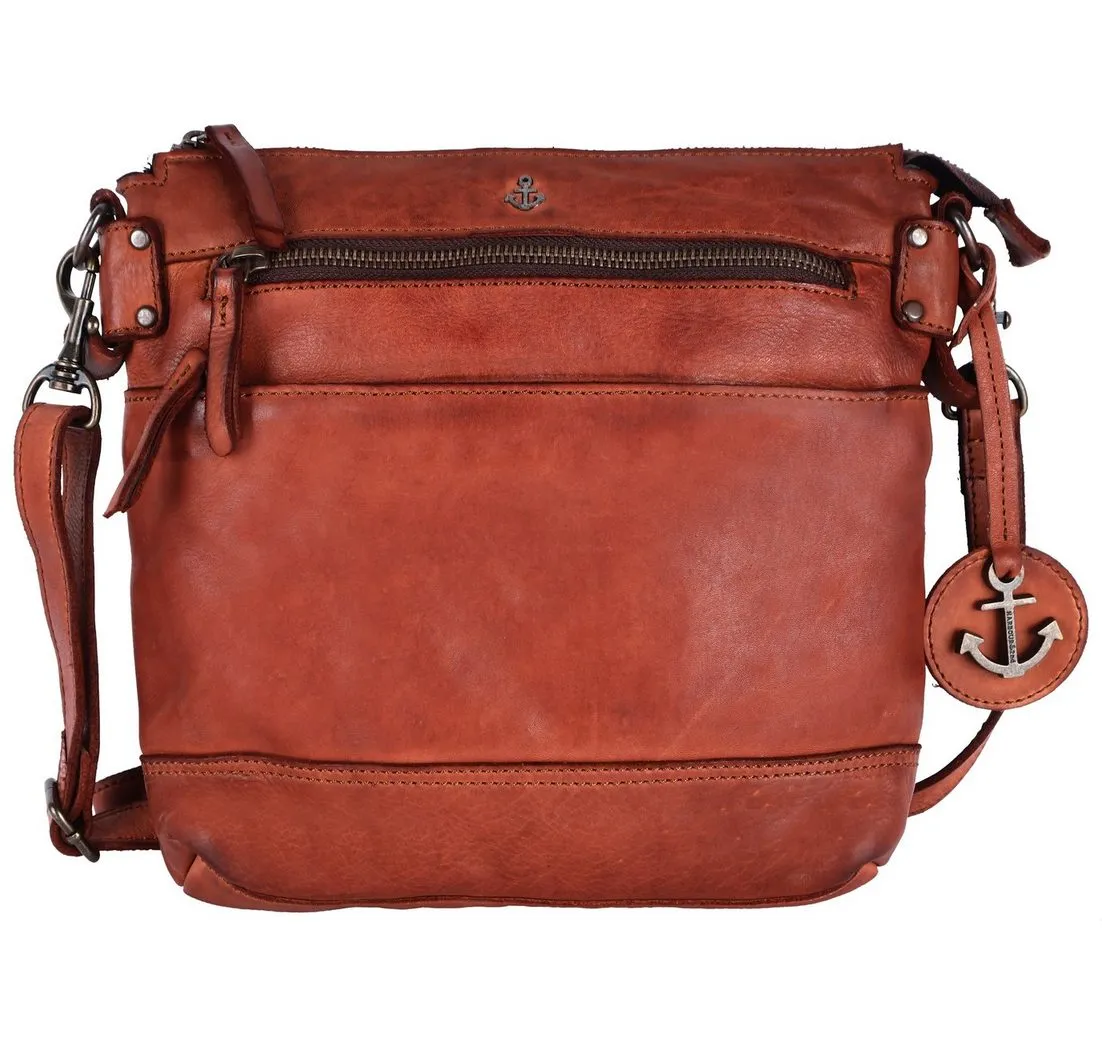 HARBOUR 2nd Handtasche Isalie2, Umhängetasche Tasche Damen mit Anker Anhänger