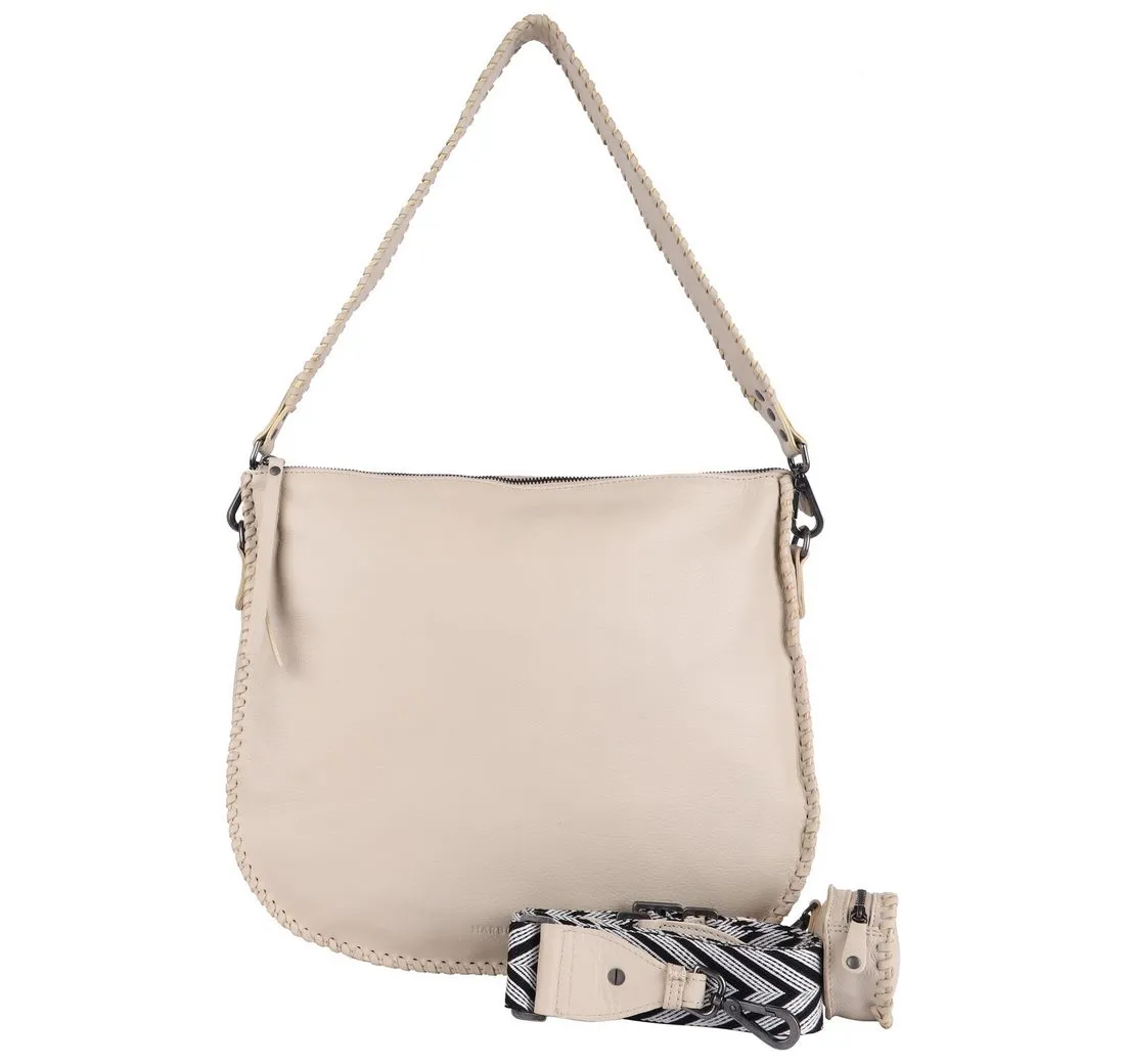 HARBOUR 2nd Handtasche Sarina, Umhängetasche Schultertasche mit Textilumhängeriemen, Damen Tasche