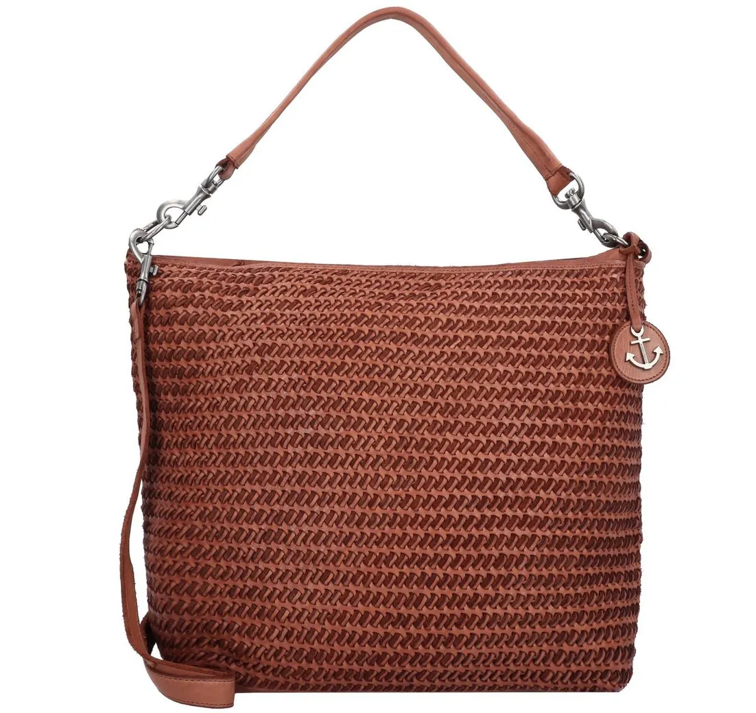 HARBOUR 2nd Schultertasche Soft Weaving, Leder