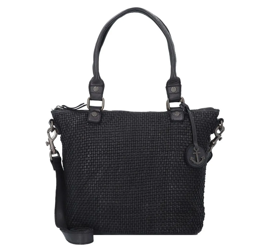 HARBOUR 2nd Schultertasche Soft Weaving, Leder