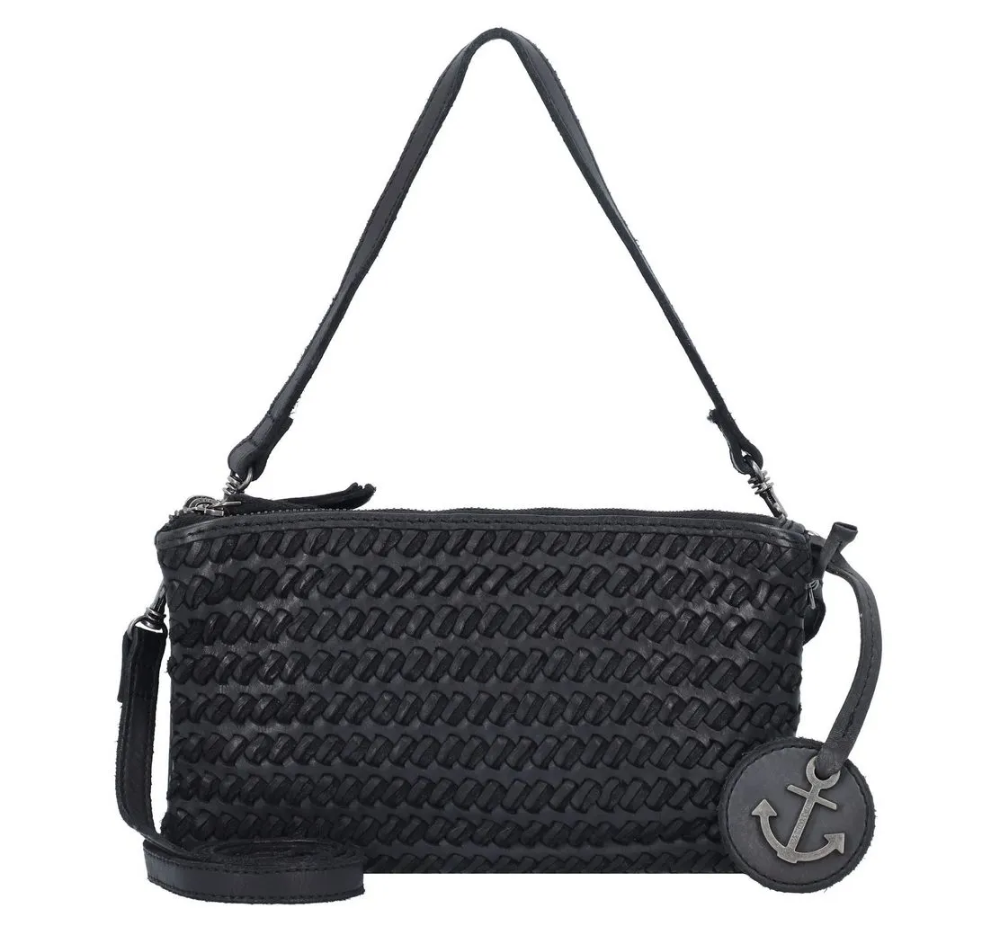 HARBOUR 2nd Schultertasche Soft Weaving, Leder