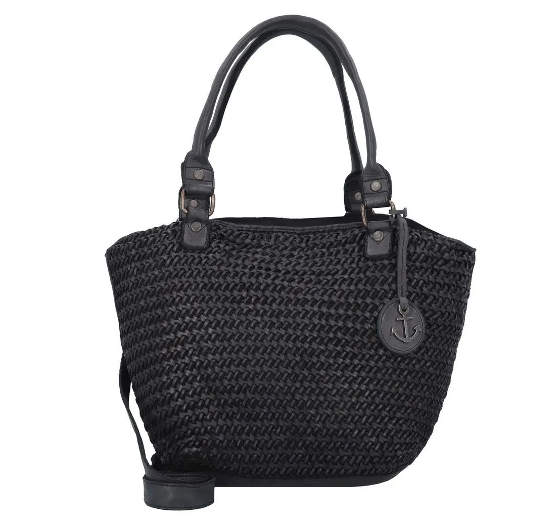 HARBOUR 2nd Schultertasche Soft Weaving, Leder