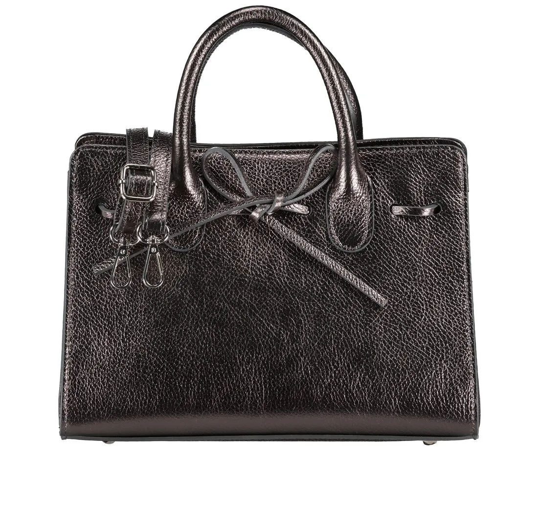 Hausfelder Manufaktur Handtasche Metallic