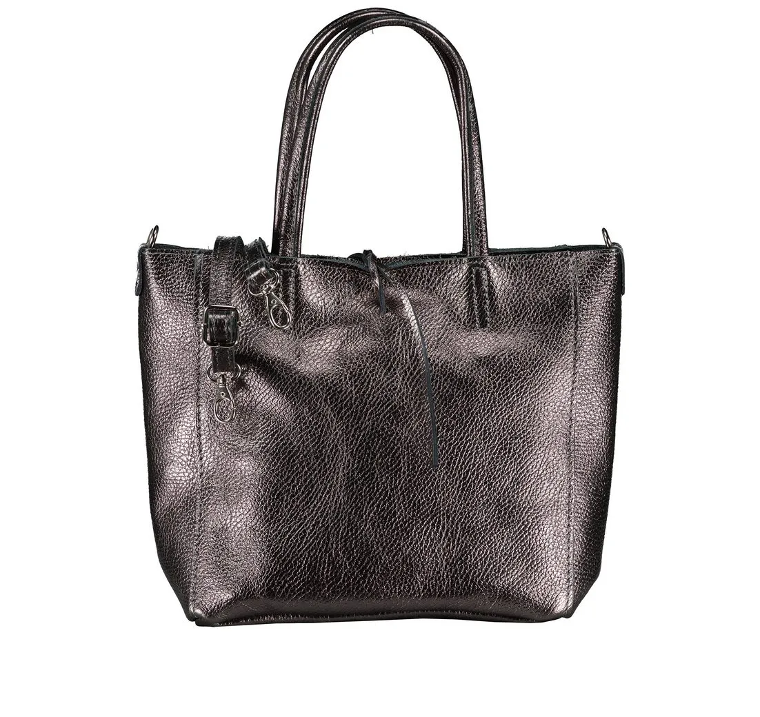 Hausfelder Manufaktur Handtasche Metallic