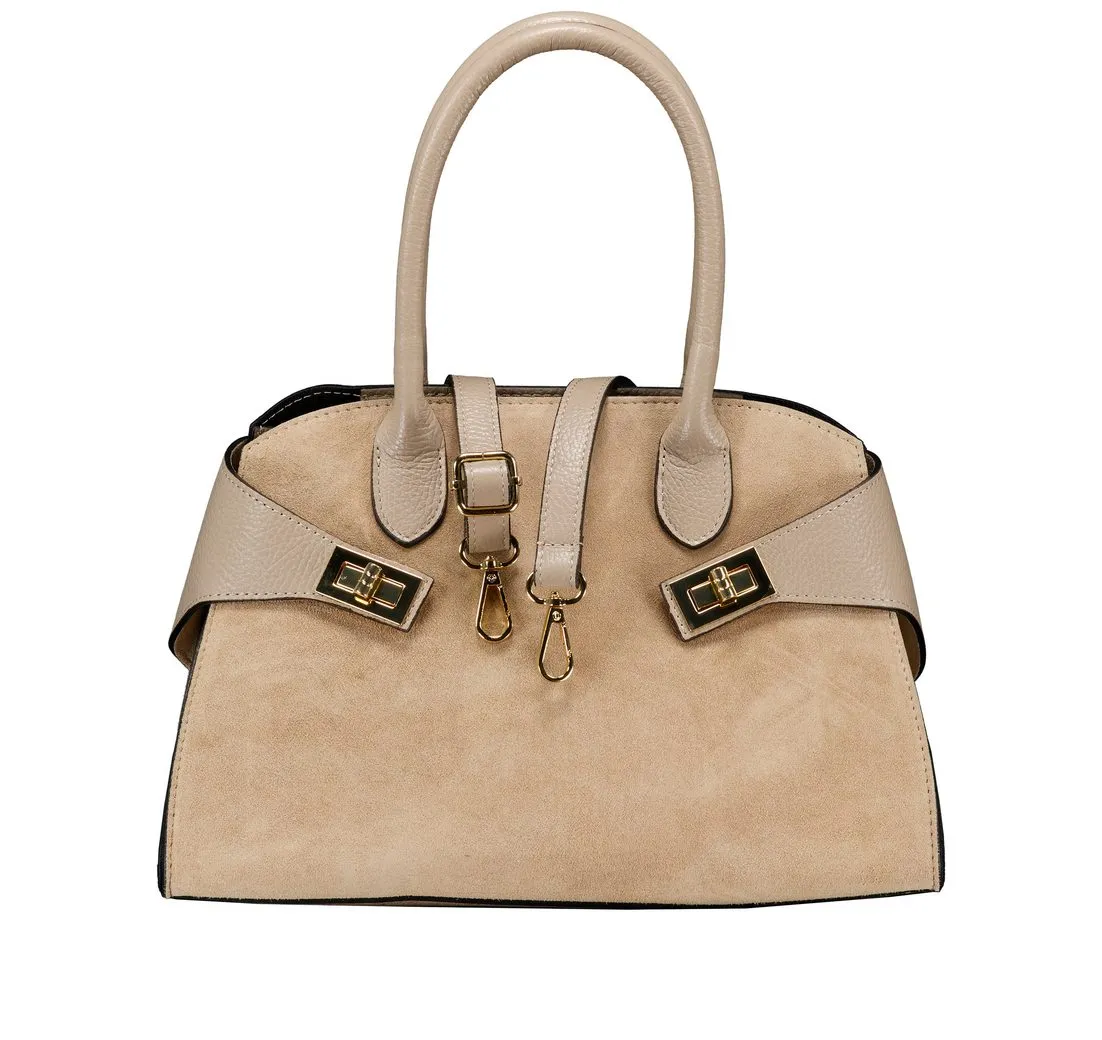 Hausfelder Manufaktur Handtasche Velours