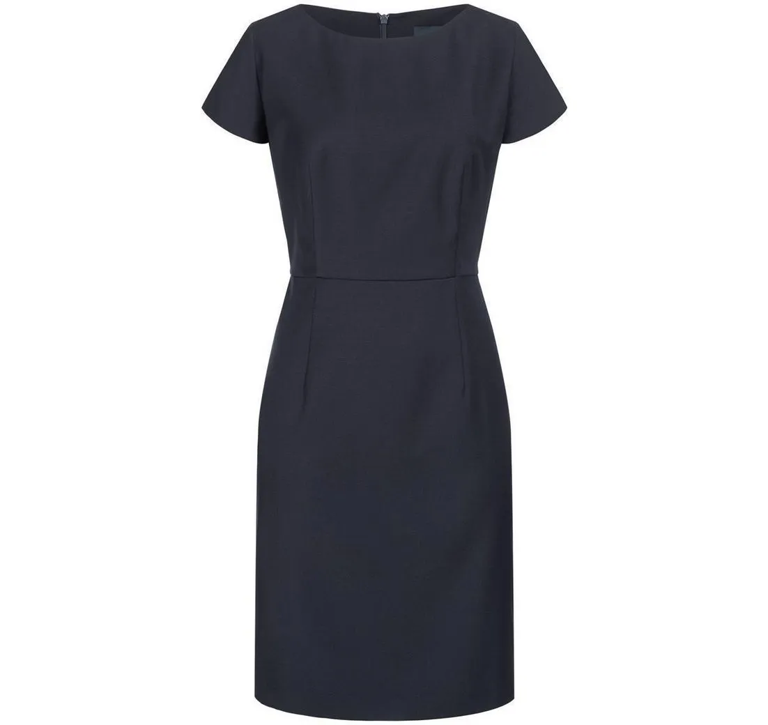 HECHTER PARIS Etuikleid HECHTER PARIS Corporate Kleid Tailored Modern Fit Marine