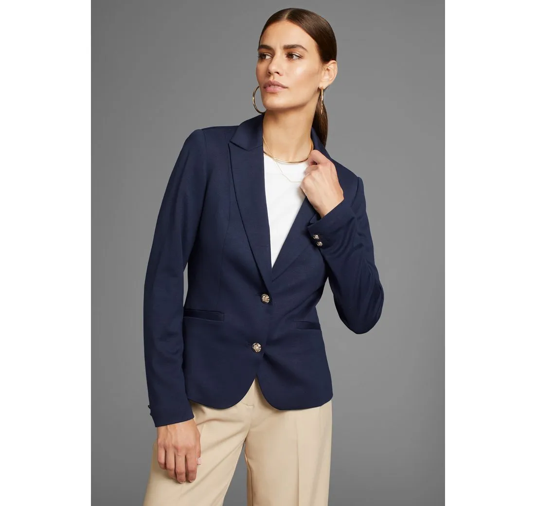 HECHTER PARIS Sweatblazer mit eleganter Knopfleiste