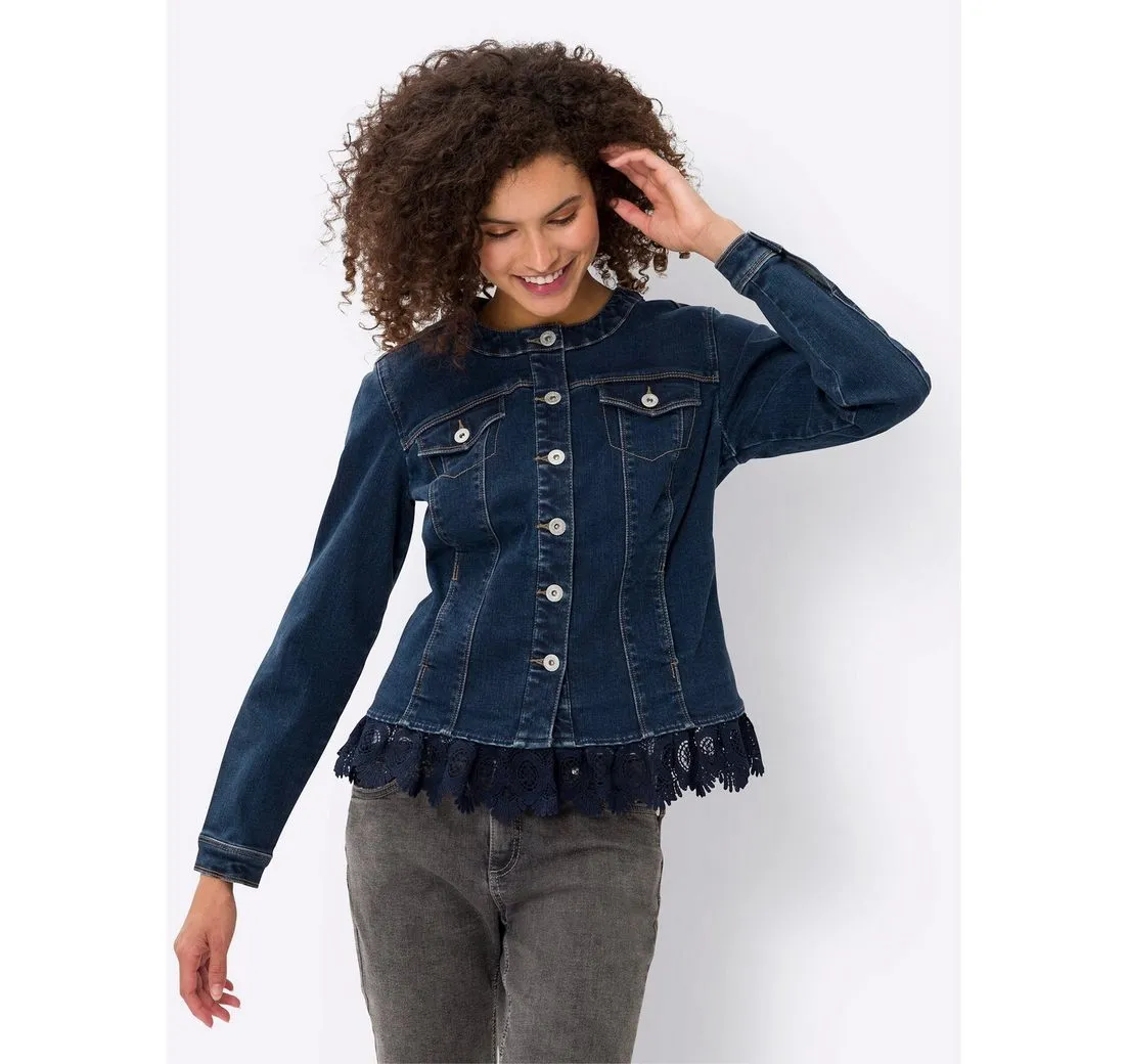 HEINE Blusenblazer Jeans-Blazer