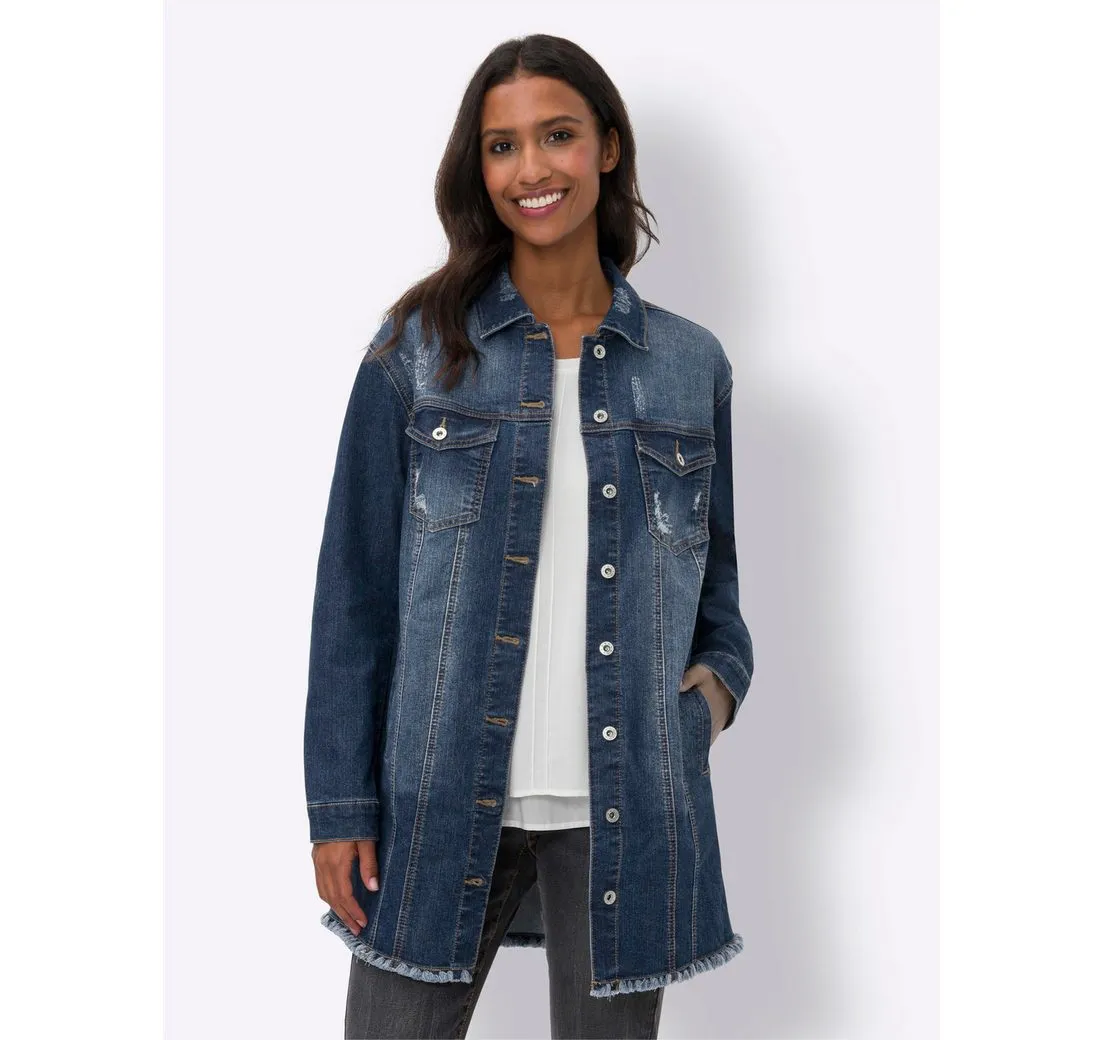 HEINE Blusenblazer Jeansjacke