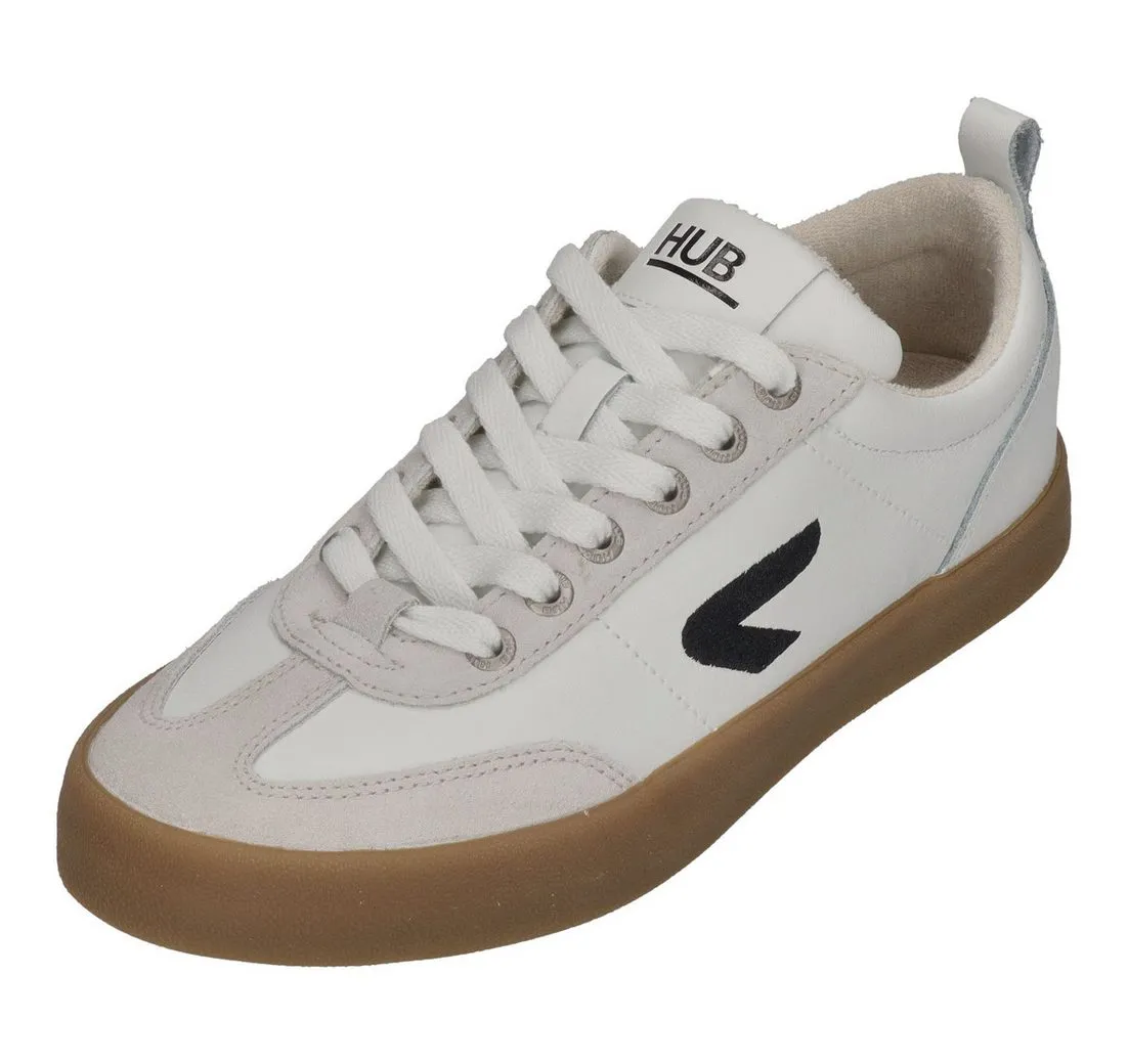 HUB Miami Sneaker White Black Gum