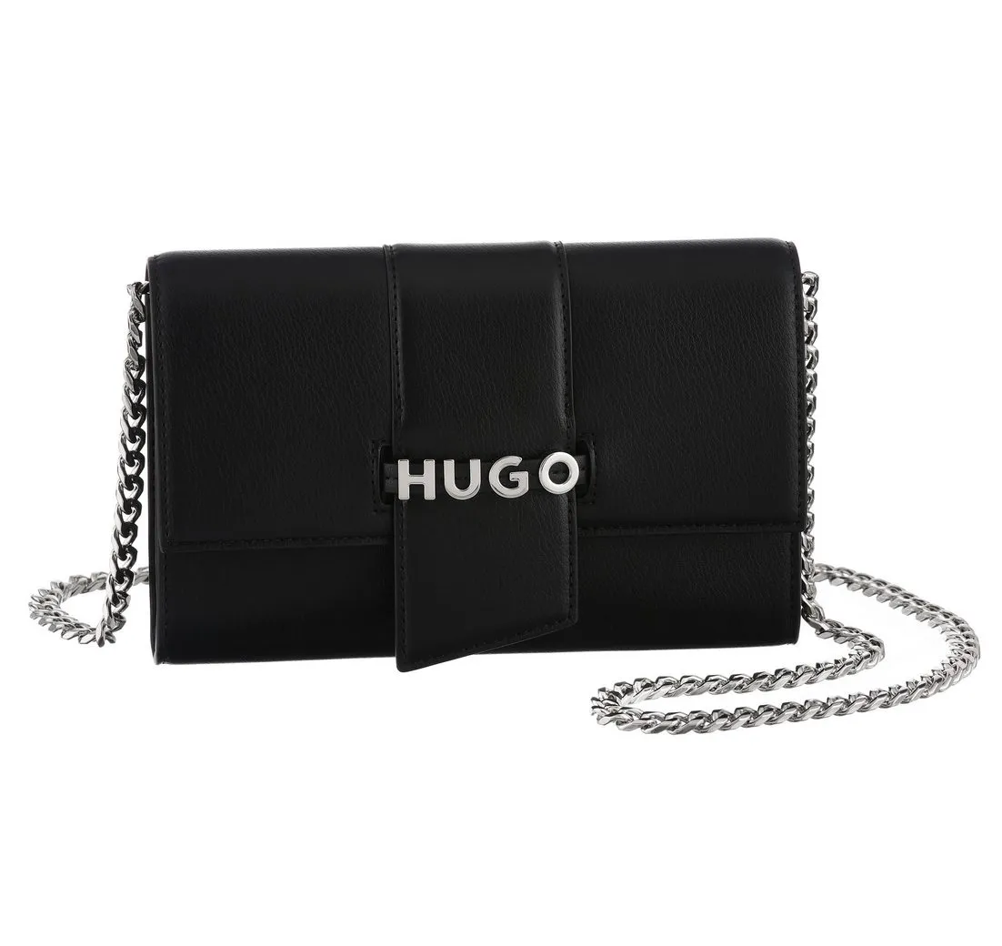 HUGO Clutch Mel 2.0 Clutch, Abendtasche, Umhängetasche, Damen-Handtasche mit Zierkette