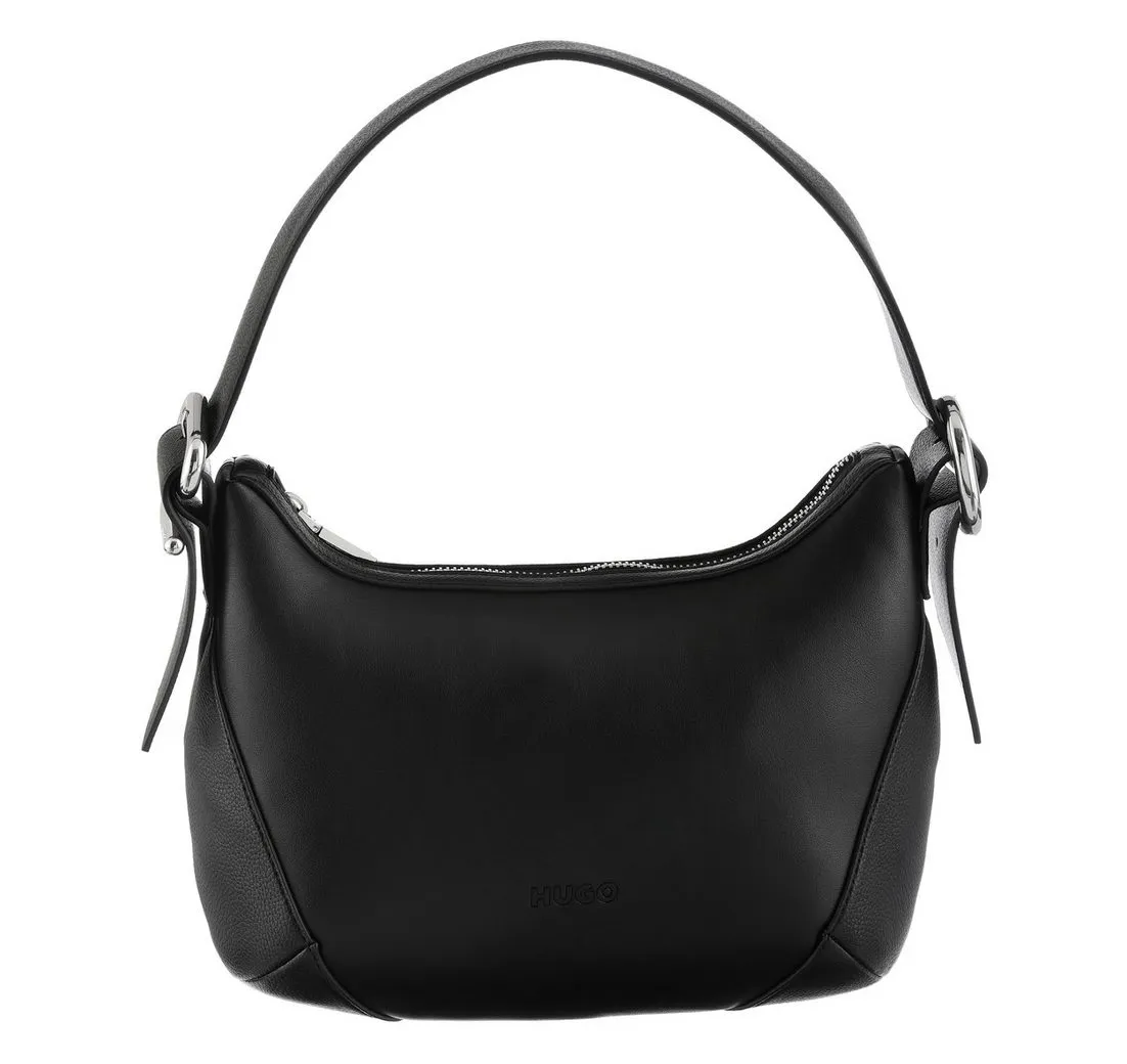 HUGO Hobo Ninda_Hobo, Umhängetasche, Damen-Handtasche, Basic-Tasche mit Reißerschluss