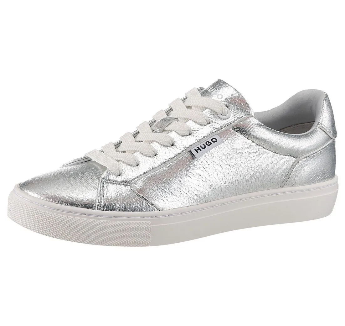 HUGO Morrie_Tenn Plateausneaker Schnürschuh, Halbschuh, Freizeitsneaker zum Schnüren