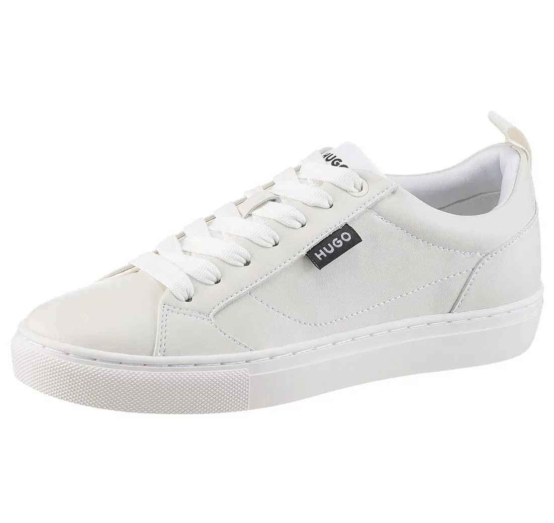 HUGO Morrie_Tenn Sneaker, Freizeitschuh, Klassik-Sneaker, Halbschuh mit Label
