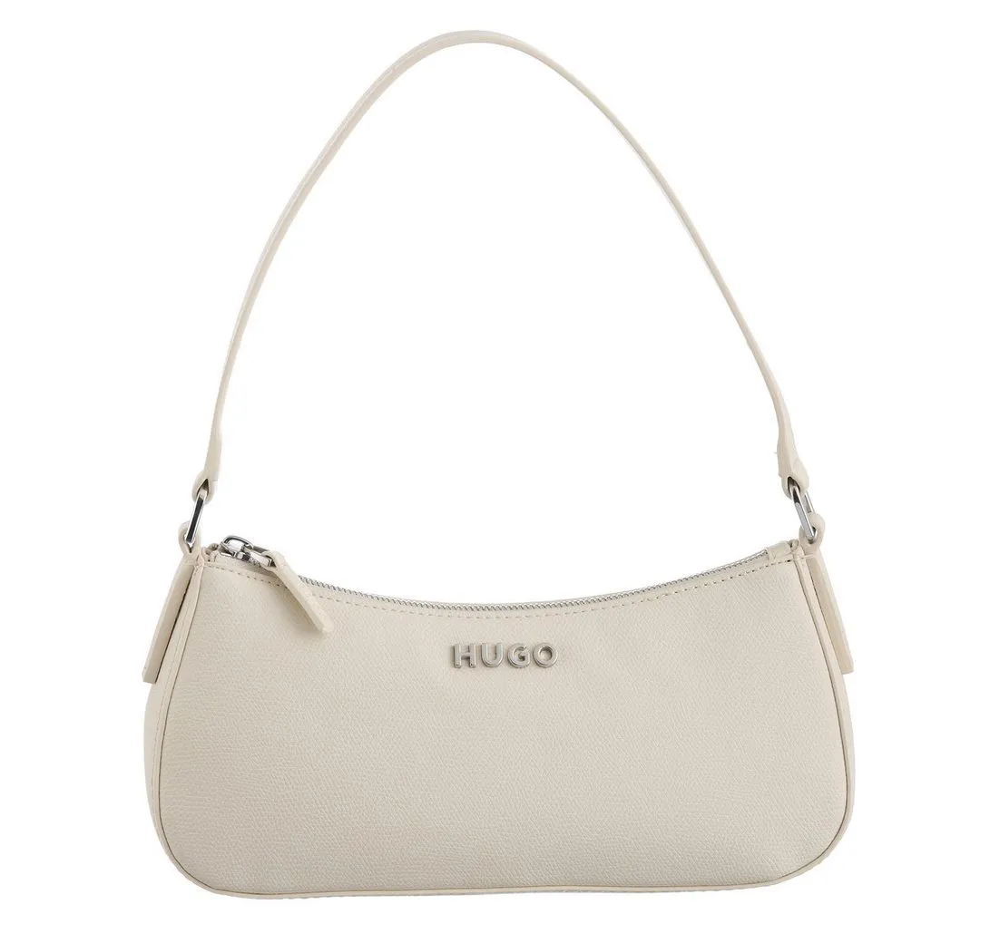 HUGO Schultertasche Chris SM Hobo R.N., Kleine Handtasche Henkeltasche Tasche Damen